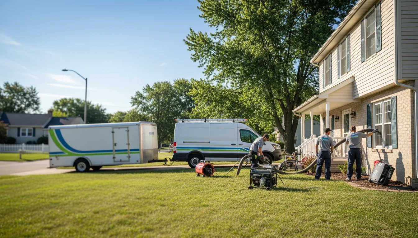 Flooded Basement Restoration And Cleanup With Repair in Zalma, MO near me